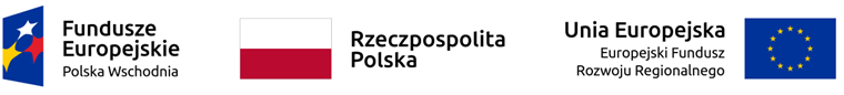 Fundusze Europejskie Polska Wschodnia, Rzeczpospolita Polska, Unia Europejska – Europejski Fundusz Rozwoju Regionalnego